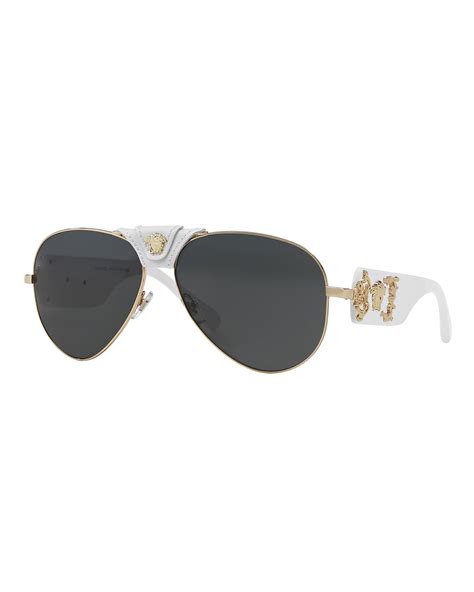 versace aviator sneaker|versace aviator sunglasses white.